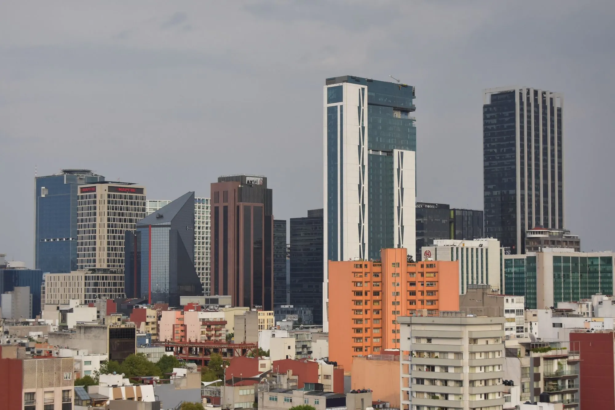 Torres corporativas de Paseo de la Reforma en la Ciudad de México